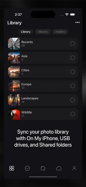Sync with Files screenshot 2