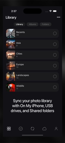 Sync with Files screenshot