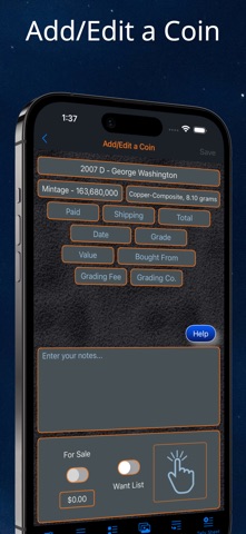 Presidential Dollar iPhone screenshot