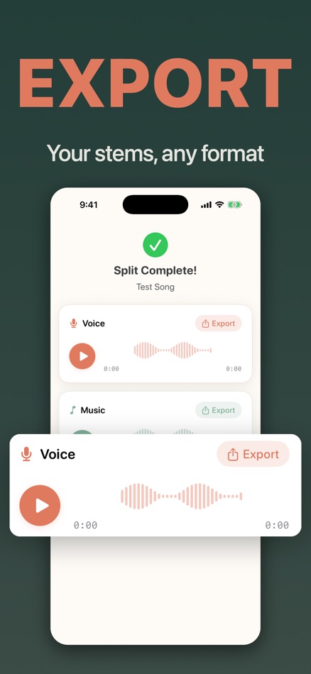 #4. Vocal Remover - SongSplit AI (iOS) Ved: Aaron Hampton