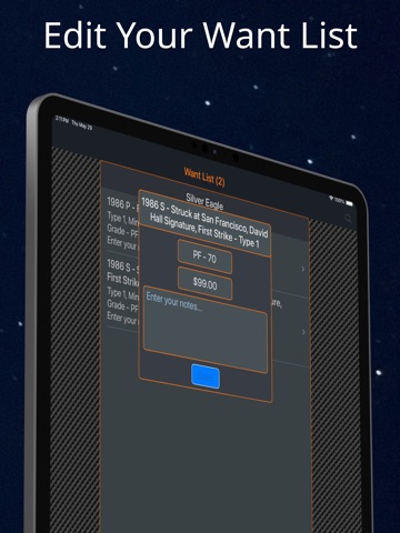 American Silver Eagle iPad screenshot