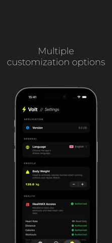 Volt - Your treadmill runmate iPhone screenshot
