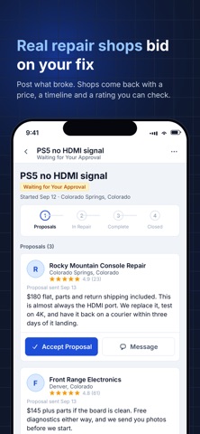 Send-In Repair Screenshot 1 of 6