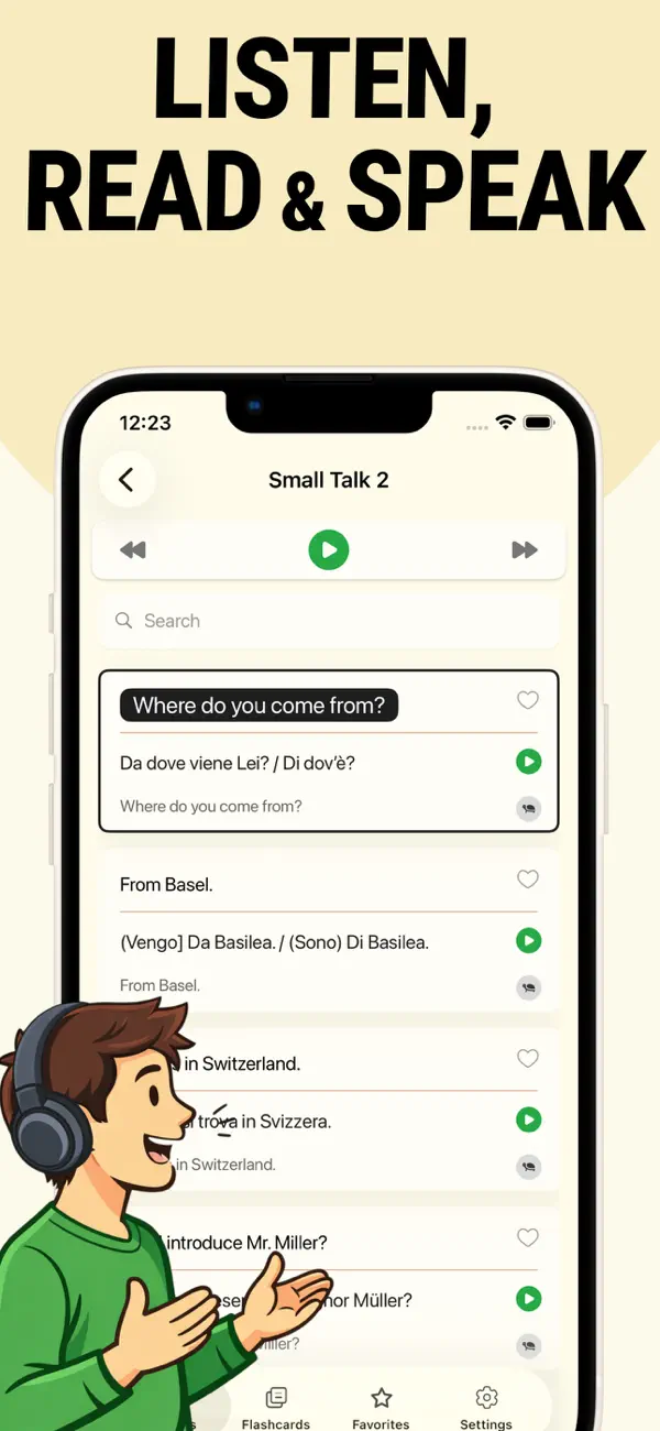 Screenshot #3 pour Learn Italian -  Lentil