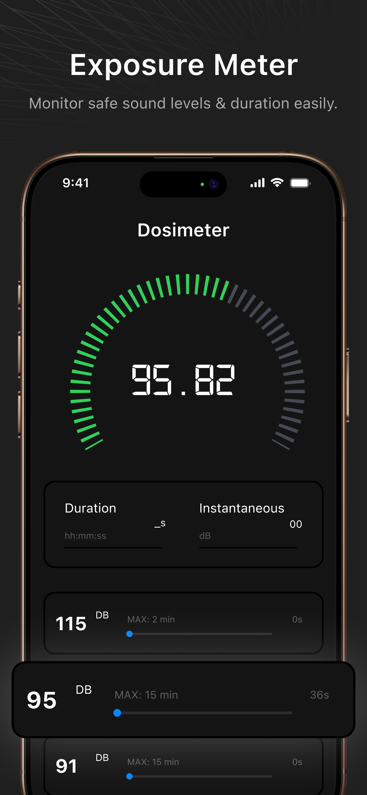 db Sound Level Meter