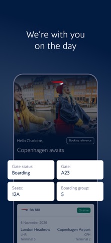 British Airways screenshot