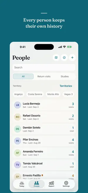 Callbook — Visits & Studies screenshot 2