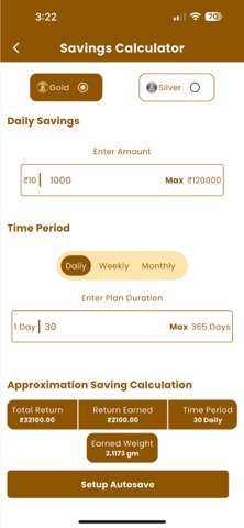 JJ DigiGold iPhone screenshot