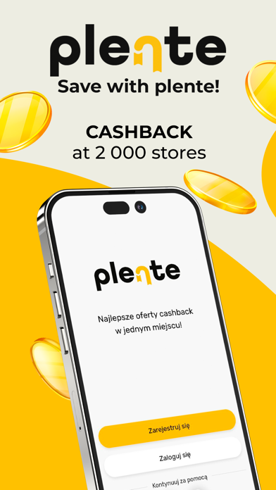 Plente: Cashback for Purchases Screenshot