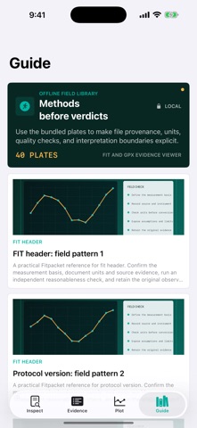 Fitpacket: Activity Files のスクリーンショット