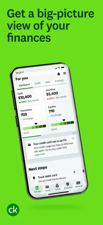 Intuit Credit Karma App Store screenshots