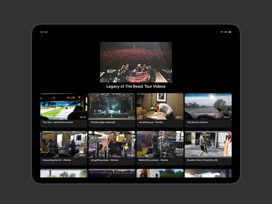 The Raven Age iPad screenshot 6 - Music app