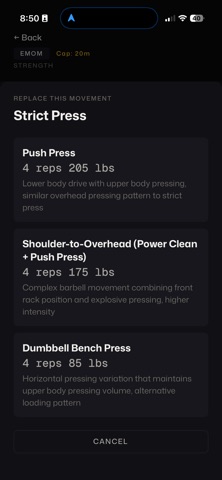 Solo WOD: Workout Generator Screenshot 8 of 8