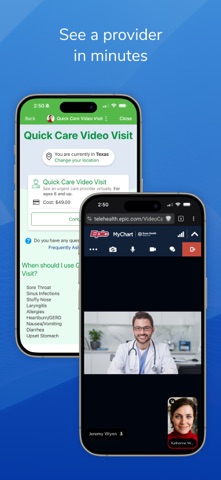 Texas Health MyChart screenshot