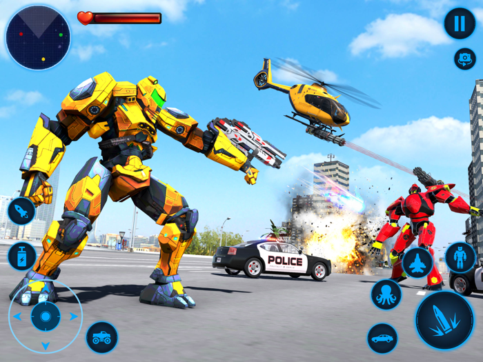 Transform Robot Fighting Games