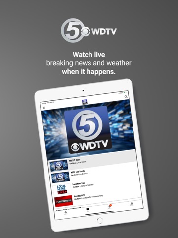 WDTV 5 News iPad screenshot