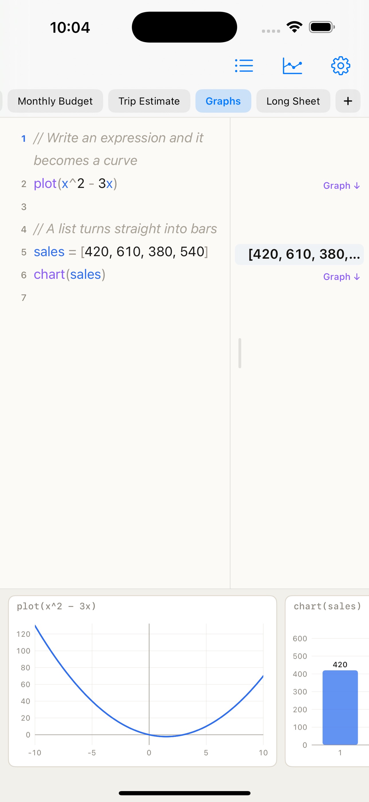 Screenshot 3 of SujiCalc