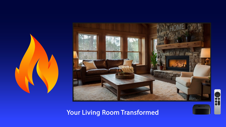 #8. Cozy Fireplace Photo Frame 4K (iOS) By: Igor Bidenko