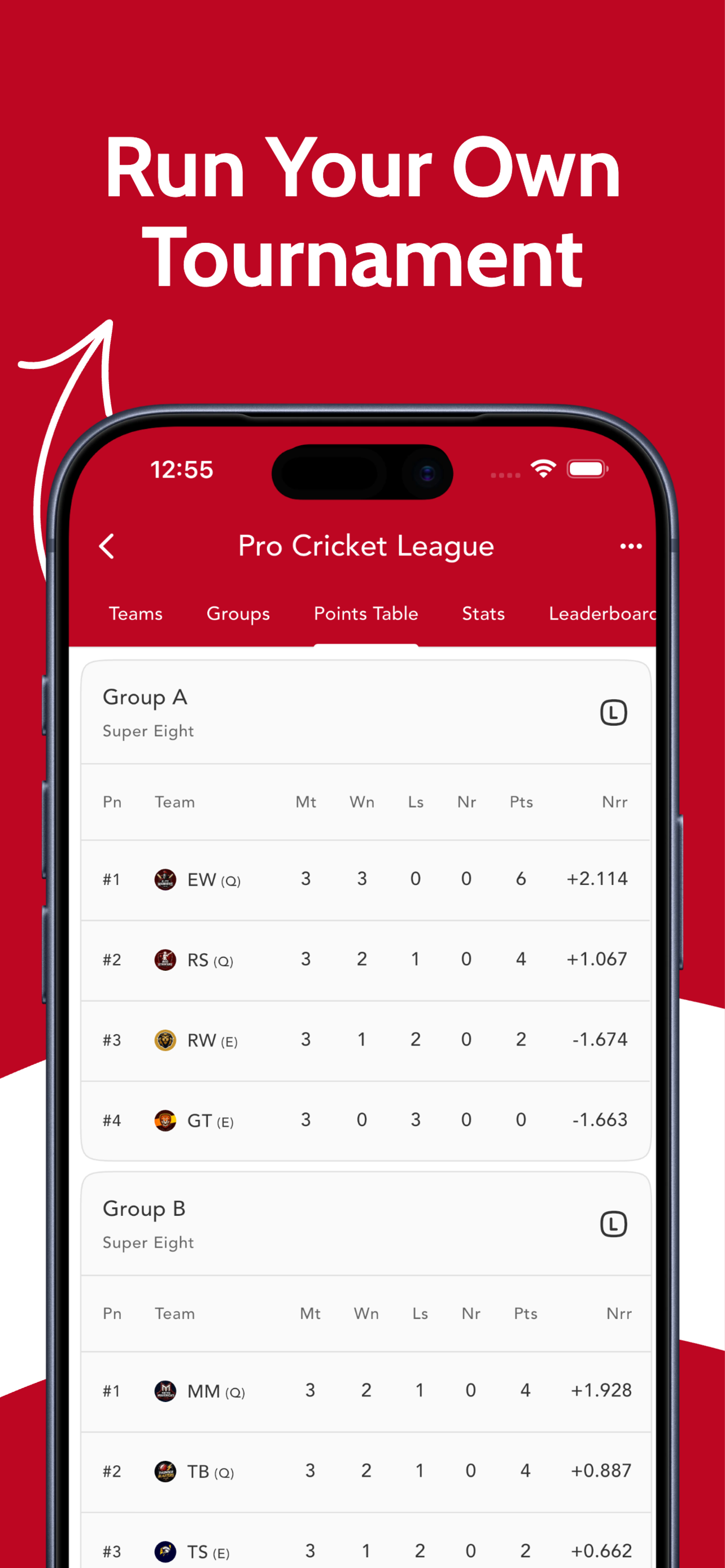 CricScorer-Cricket Scorer App screenshot 4