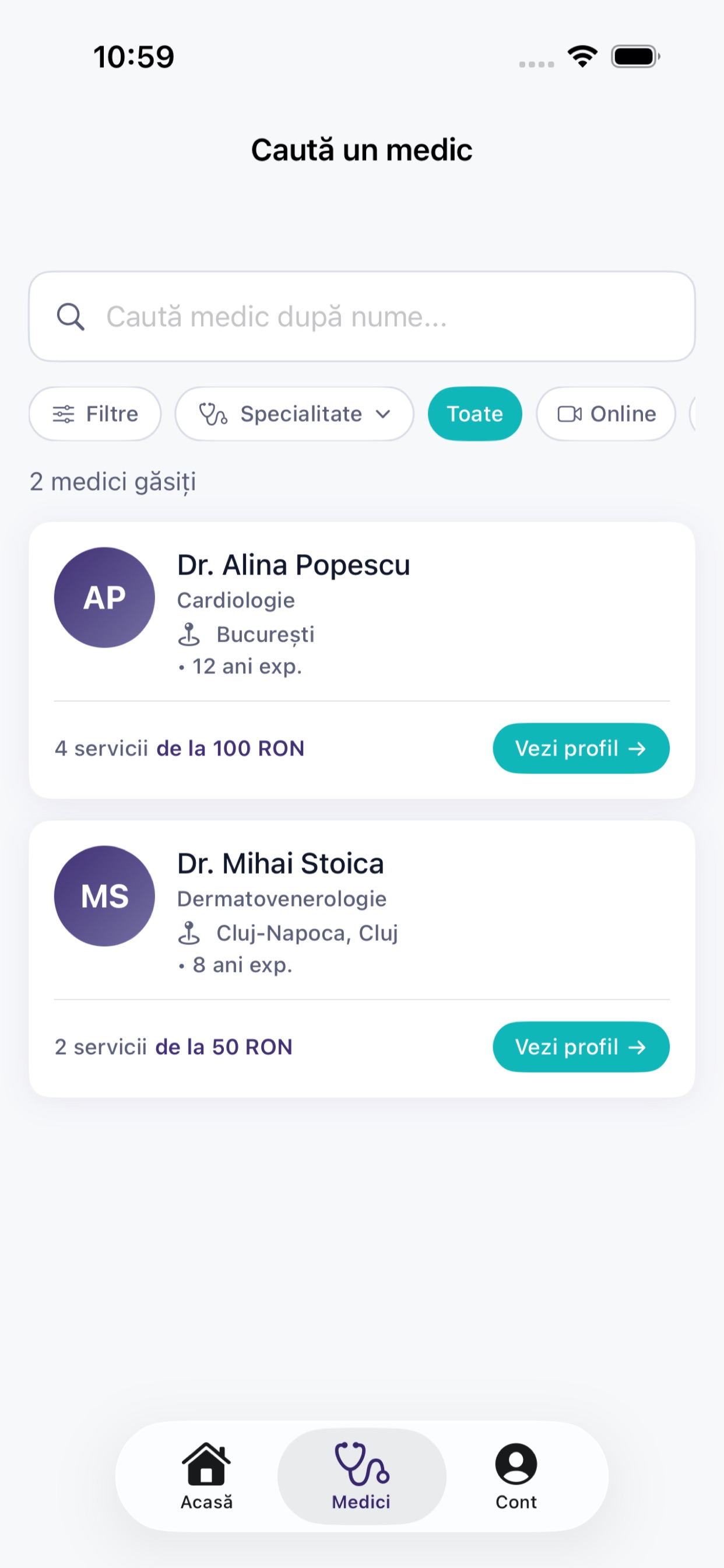Screenshot 4 of Mediqo: Consultații medicale