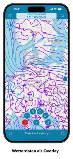 Скриншот OpenSeaMap на iPhone 4