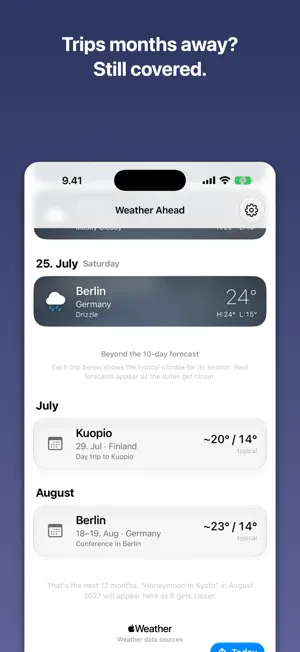 Weather Ahead: Trip Forecast screenshot 3