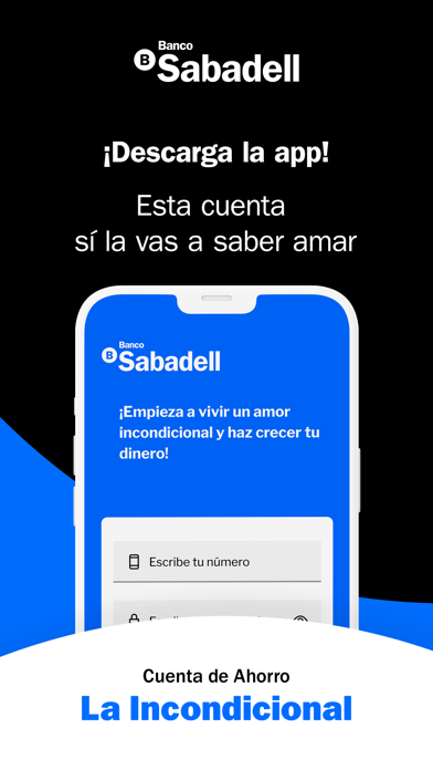 Banco Sabadell Mexico. Savings Screenshot