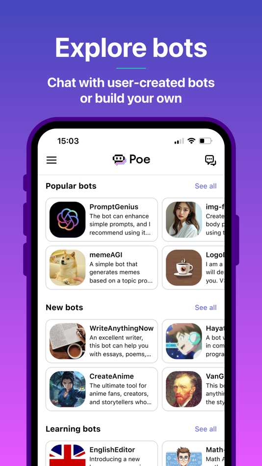 #3. Poe – Fast AI Chat (iOS) 由: Quora, Inc.