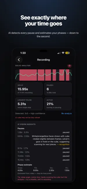 SpeedCube AI Analyzer screenshot 2