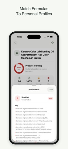 Formula Sift iPhone screenshot