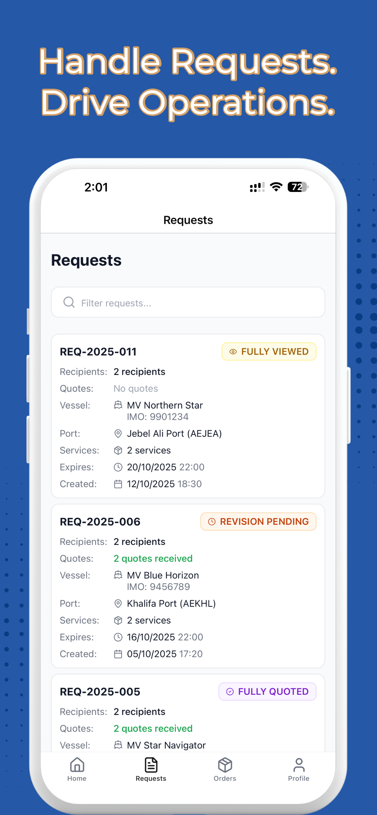 PortzApp screenshot 2