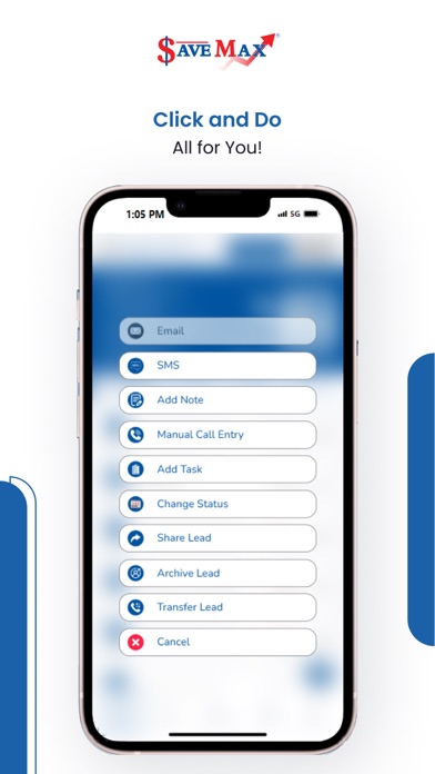 Rise CRM app screenshot