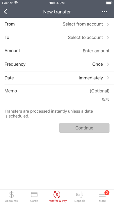 County Bank (Mobile) Screenshot
