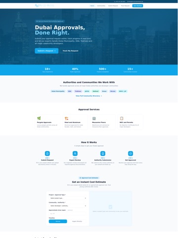 DUBAI APPROVALS iPad screenshot