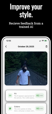 Snap - AI Outfit Rating screenshot