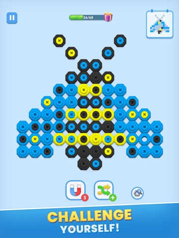 Screw Art: Pixel Art Games iPad screenshot