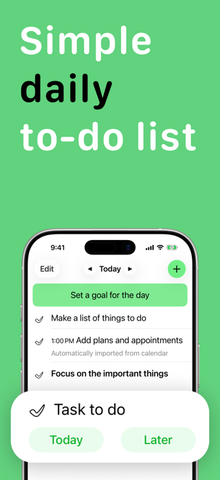 Today: To Do List Screenshot 1 of 5