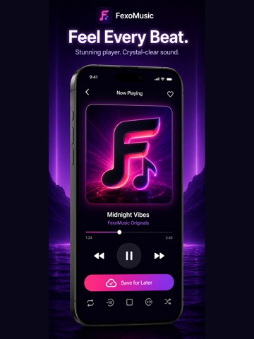 Music Player - Save Offline iPad screenshot