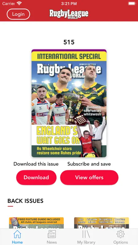 Rugby League World screenshot 1 of 2