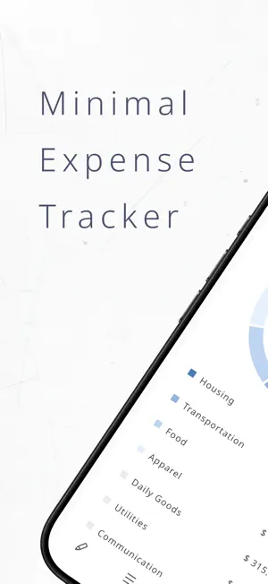 Minimal Expense Tracker screenshot 1