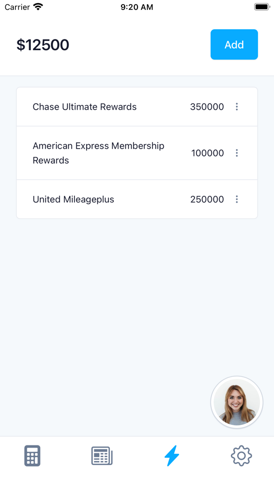 #1. Credit Card Points Tracker (iOS) 由: Wally World Apps
