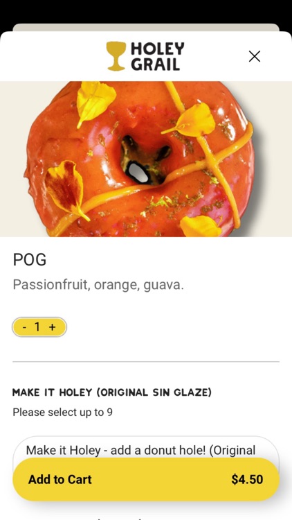 Holey Grail Donuts App screenshot-3