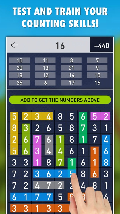 Hidden Numbers Math Game