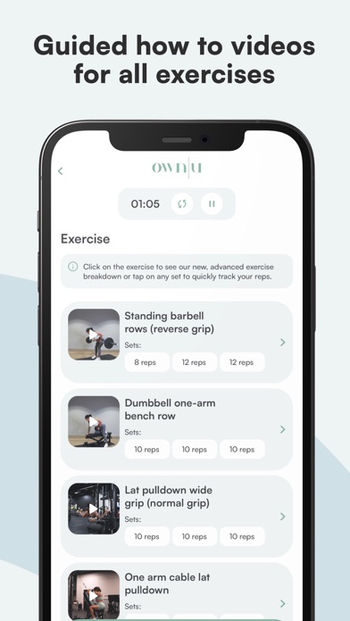 OWNU: Strength & Gym Training Screenshot