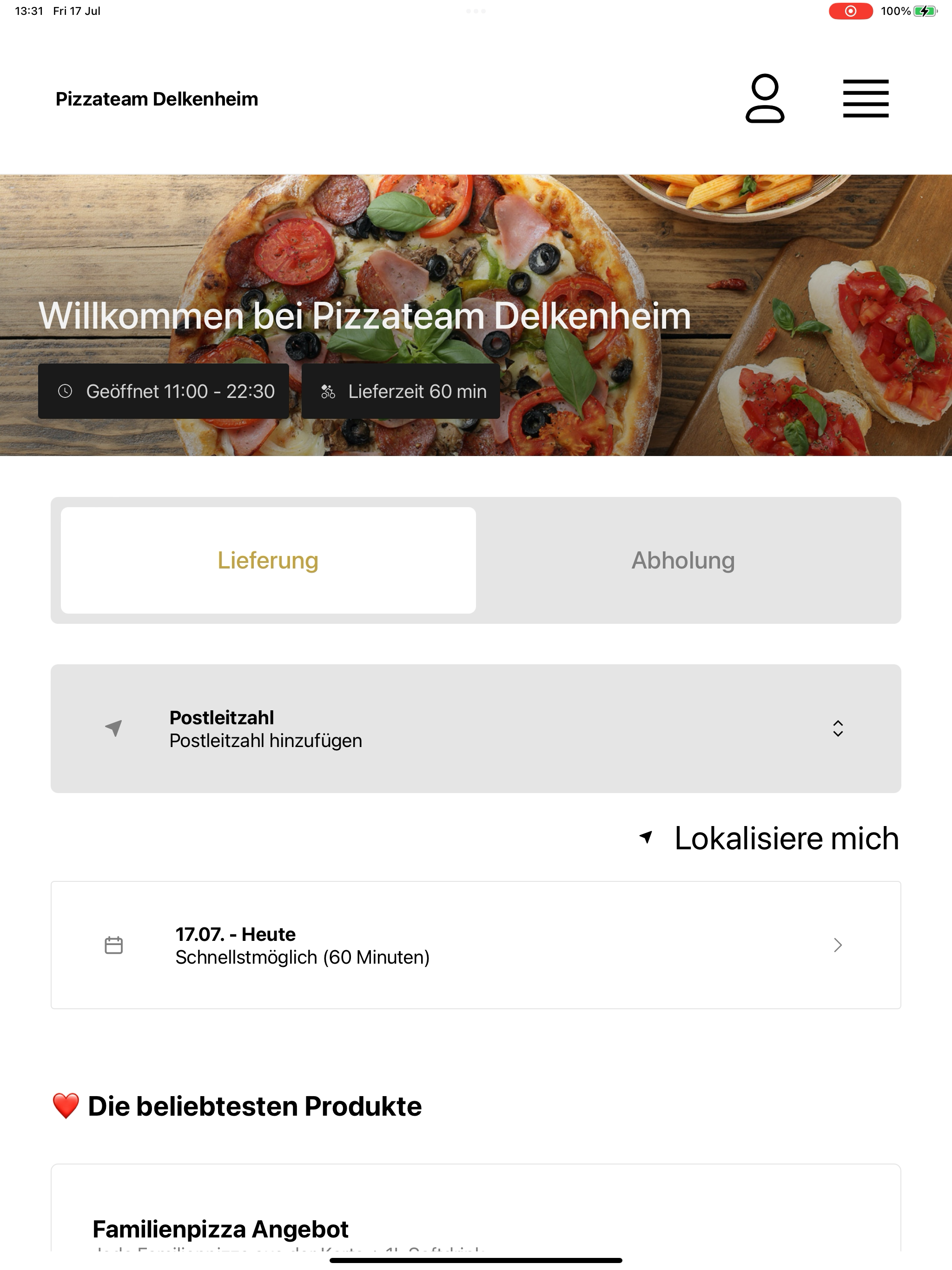 Pizzateam Delkenheim screenshot 13