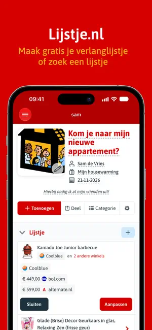 Lijstje.nl screenshot 1