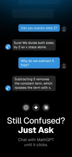 MathGPT: Screenshot 5 von 7