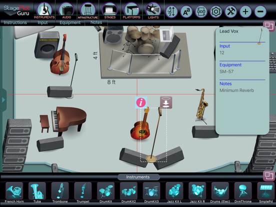 Screenshot #6 pour Stage Plot Guru for iPad