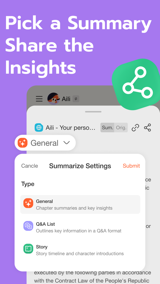 #4. Aili-AI Chatbot&Reading Helper (iOS) Podle: New Motor Inc.