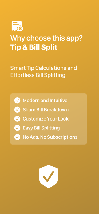 Tip Calculator + Bill Splitter Screenshot 6 of 6